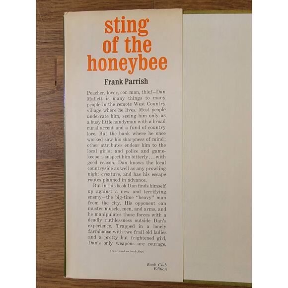 Sting of the Honeybee by Frank Parrish 1978 Hardcover BCE - Picture 3 of 5